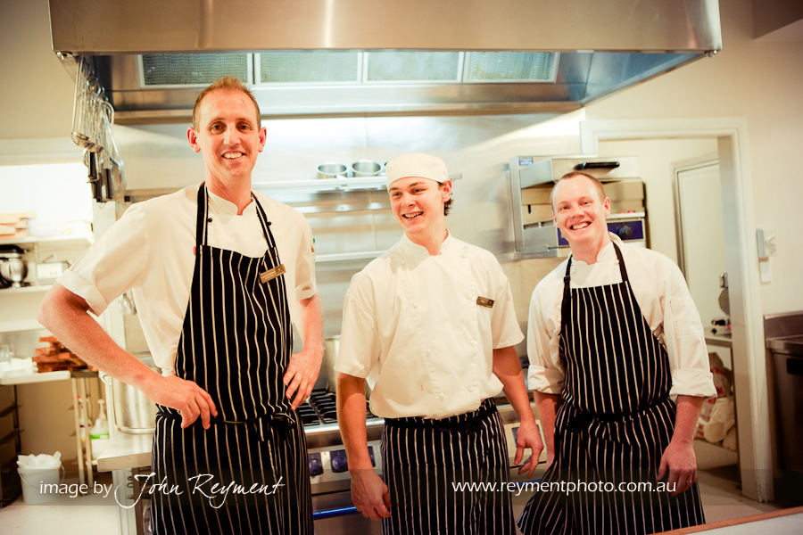 Chef Cameron Matthews and crew, The Long Apron, Spicer's Clovelly Estate