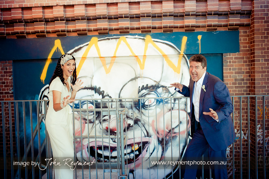 Bride & groom at Brisbane Powerhouse, Brisbane wedding photographer Reyment Photographics
