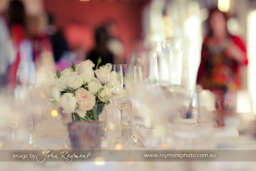 Wedding reception at Philip Johnson’s e’cco Bistro & Bar, Brisbane wedding photographer, John Reyment