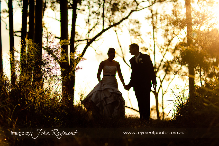 Bride & groom on Mt Tamborine, Brisbane wedding photographer, Reyment Photographics