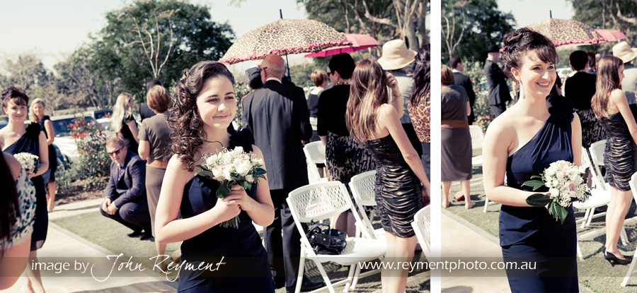 Brisbane Golf Club wedding ceremony, wedding photographer Brisbane, Reyment Photographics
