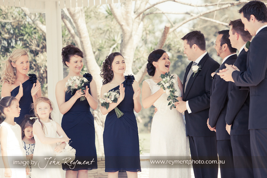 Brisbane Golf Club wedding ceremony, wedding photographer Brisbane, Reyment Photographics