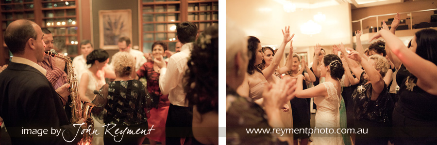 Wedding reception at The Brisbane Club, Brisbane wedding photographer, Reyment Photographics, Macedonian weddings