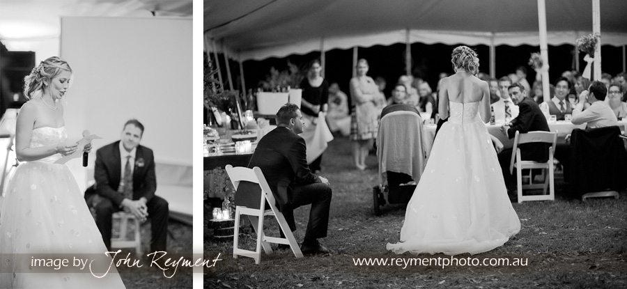 Vintage country wedding reception, Sunshine Coast wedding photographer, Reyment Photographics