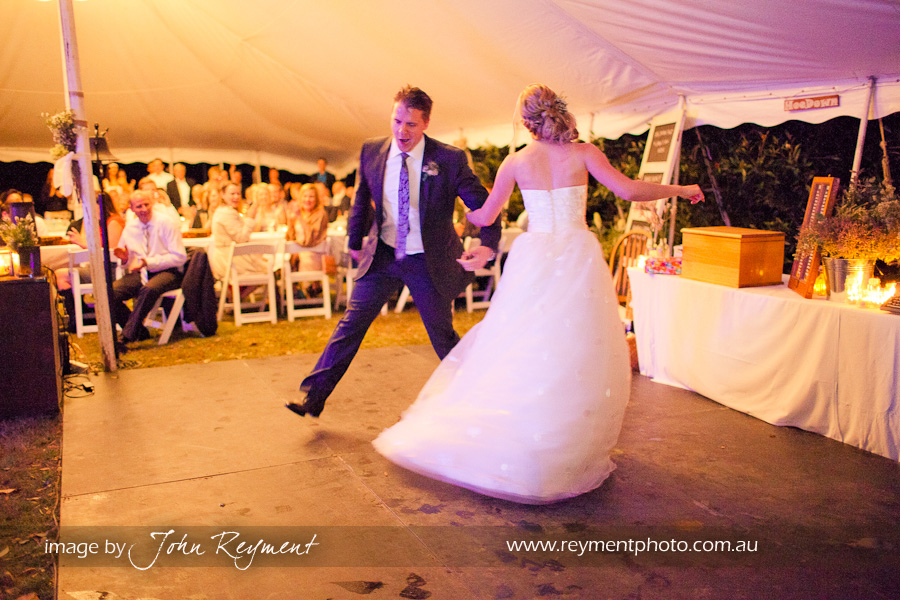 Vintage country wedding reception, Sunshine Coast wedding photographer, Reyment Photographics