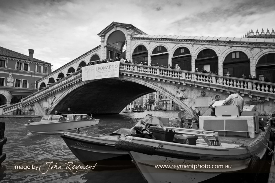Rialto Bridge, Grand Canal, Venice Italy, travel photography by Reyment Photographics, John Reyment