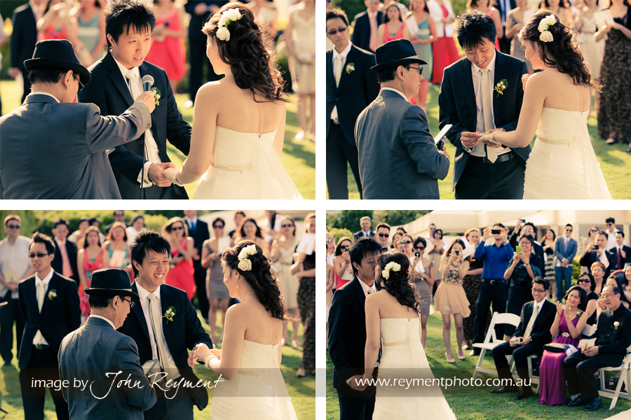 Garden ceremony, The Landing at Dockside, Kangaroo Point, Brisbane wedding photographer, Reyment Photographics