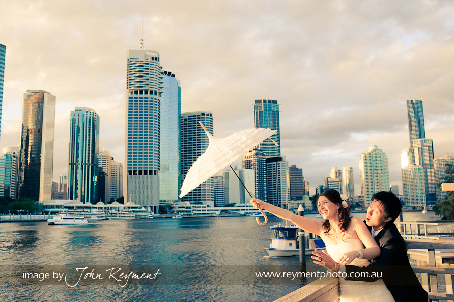 Brisbane River, Kangaroo Point, Brisbane wedding photographer, Reyment Photographics