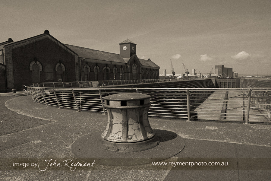 Titanic Pump House & Dock, Belfast, Northern Ireland by John Reyment
