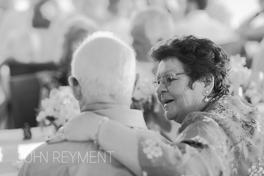 Sails Noosa restaurant wedding reception by wedding photographer John Reyment