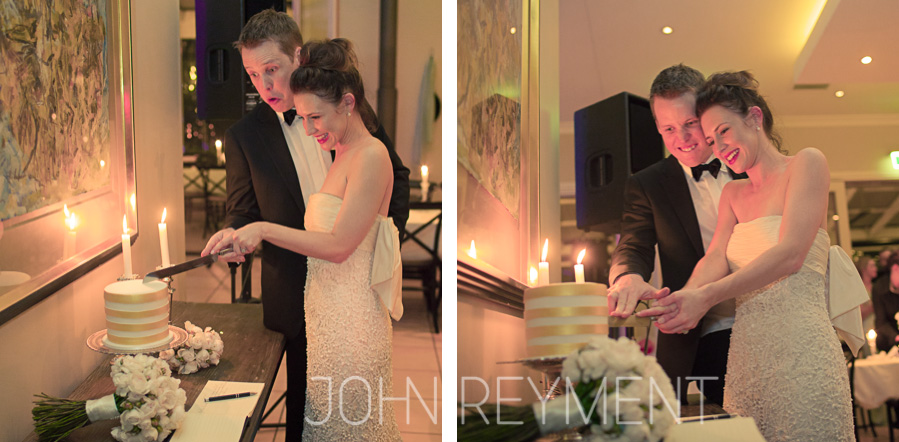 Spicers Clovelly Estate wedding reception cake photographer John Reyment