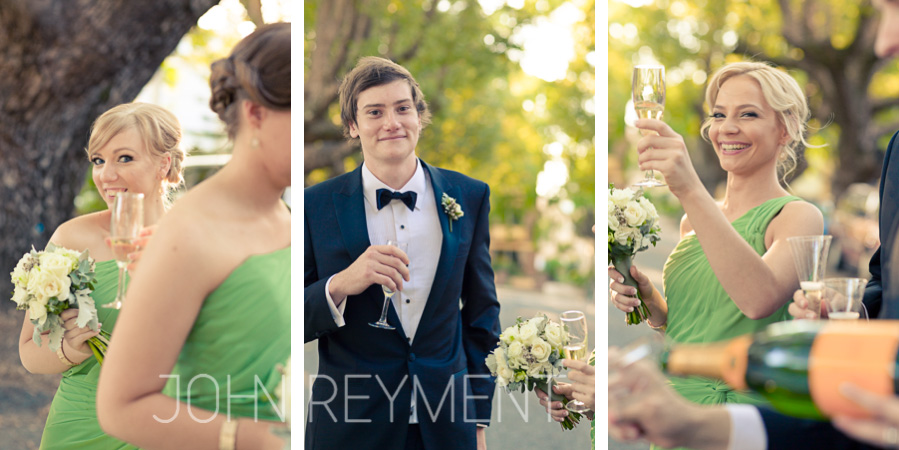 New Farm bridal party photo shoot by Brisbane wedding photographer John Reyment