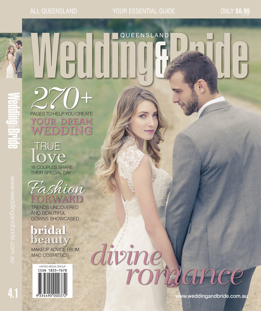 bridal fashion shoot wedding & bride magazine cover by John Reyment