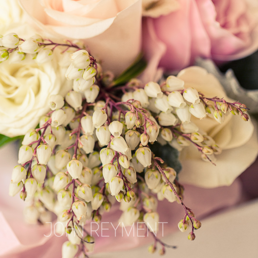 Bridal flowers at Peppers Salt Resort & Spa, Kingscliffe by Brisbane wedding photographer John Reyment