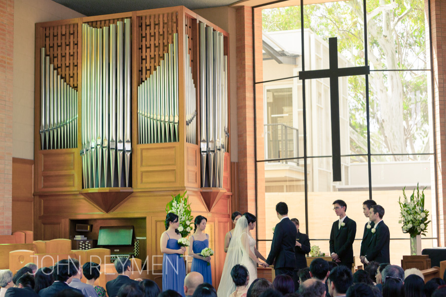wedding at Pembroke School Chapel, Adelaide by wedding photographer John Reyment