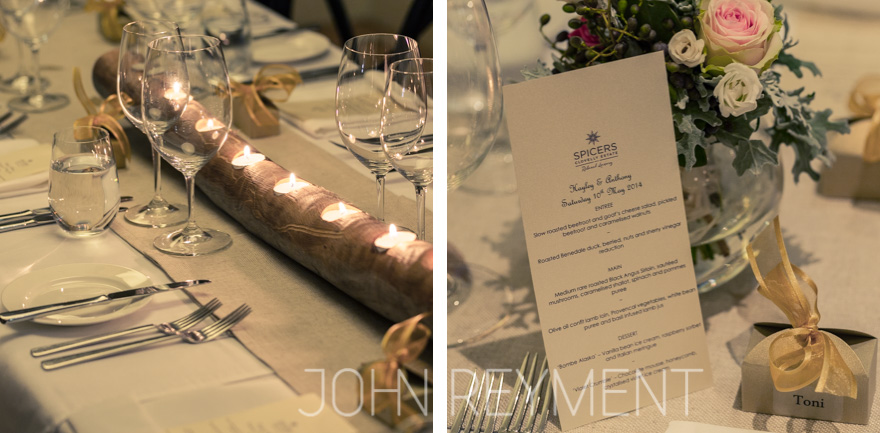 Spicers Clovelly Estate wedding reception by Brisbane wedding photographer John Reyment 