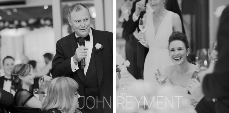 bride & father of the bride wedding speech by Coorparoo wedding photographer John Reyment