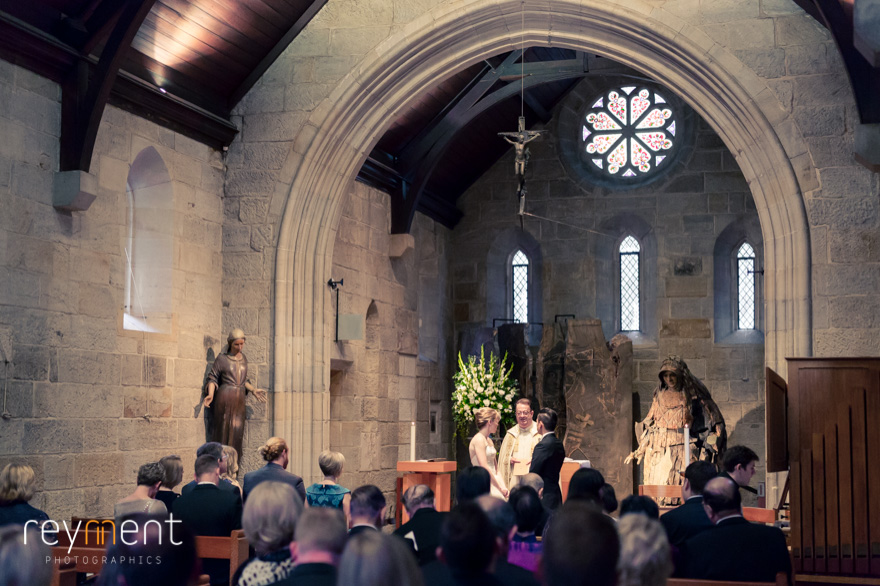 st stephens chapel brisbane wedding ceremony john reyment
